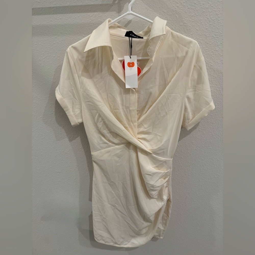 Elegant Cream Women's dress